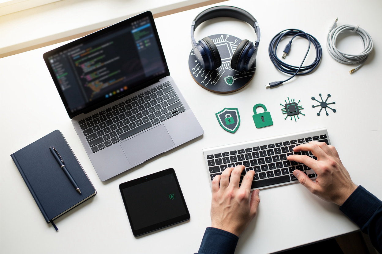 Monish (Cybersecurity Student Portfolio) developer working on secure web applications and AI-assisted projects